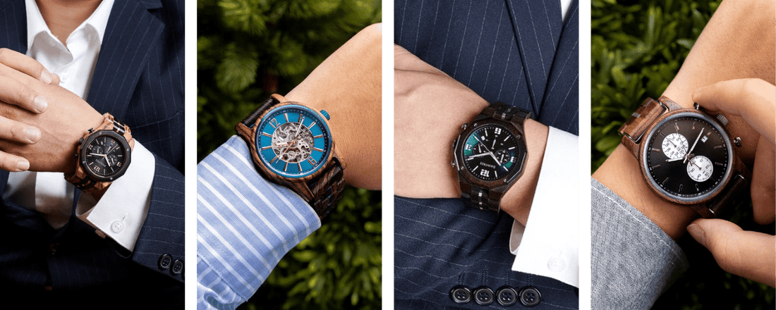 Associer une montre en bois avec une tenue vestimentaire business