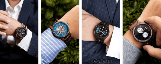 Associer une montre en bois avec une tenue vestimentaire business